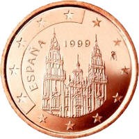 In welcher Stadt befindet sich die Kathedrale, die auf den spanischen 1-, 2- und 5-Cent-M&uuml;nzen zu sehen ist?